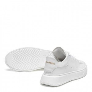 Per La Moda - 394Rey1 White Leather